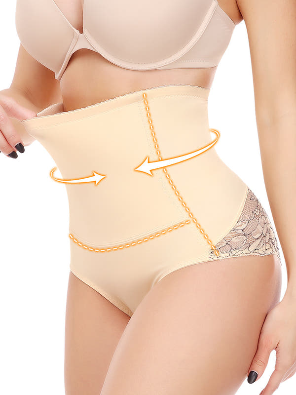 LaceBone High-Waist Sculpt Panty