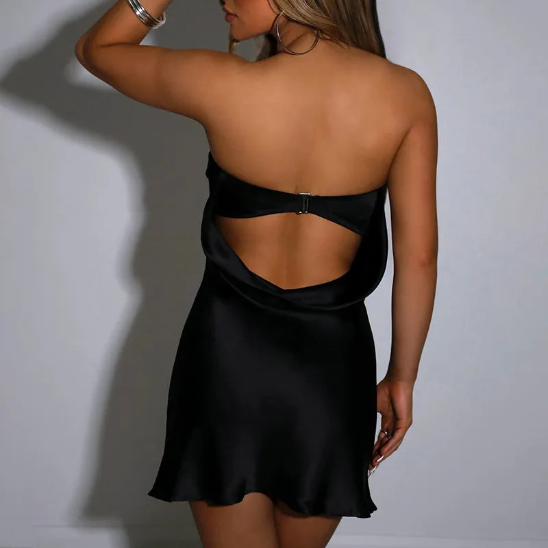Silk Noir Strapless - YourWorldFashion