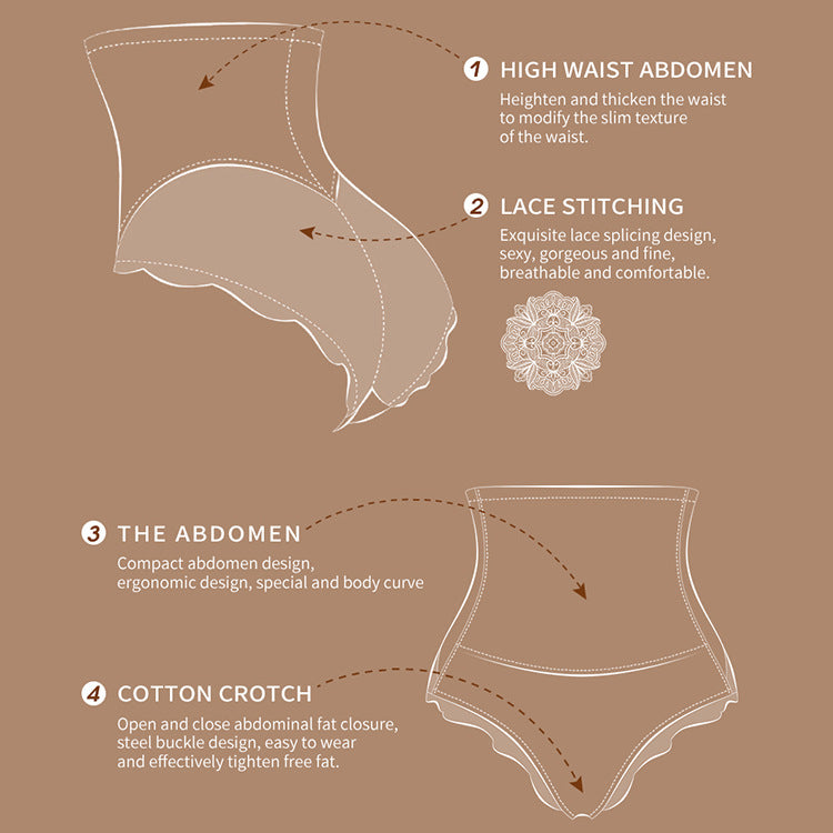 LaceBone High-Waist Sculpt Panty