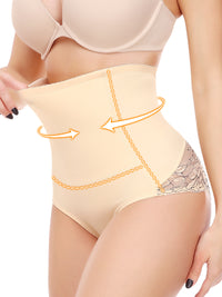 LaceBone High-Waist Sculpt Panty